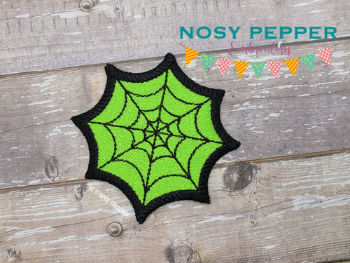 Web Patch (2 sizes included) machine embroidery design DIGITAL DOWNLOAD