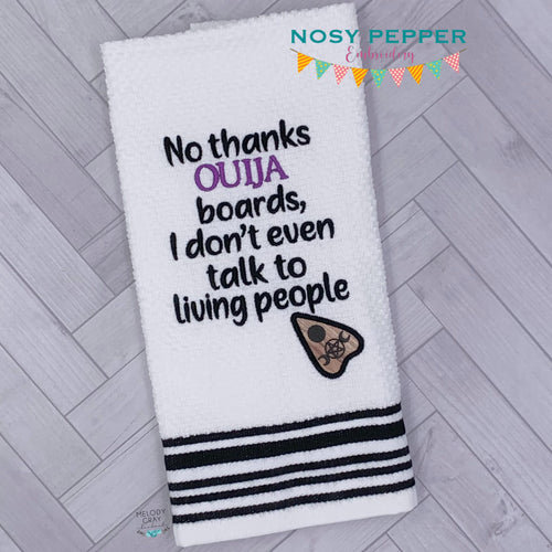 Ouija applique machine embroidery design (4 sizes included) DIGITAL DOWNLOAD