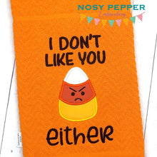 Load image into Gallery viewer, I Don&#39;t Like You Either machine embroidery design (4 sizes included) DIGITAL DOWNLOAD