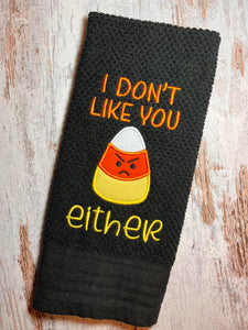 I Don't Like You Either machine embroidery design (4 sizes included) DIGITAL DOWNLOAD
