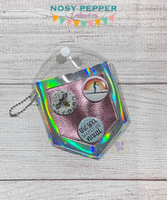 Load image into Gallery viewer, Pin ITH pouch (4 sizes included) machine embroidery design DIGITAL DOWNLOAD