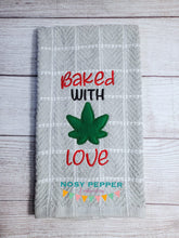 Load image into Gallery viewer, Baked With Love Applique machine embroidery design (4 sizes included) DIGITAL DOWNLOAD