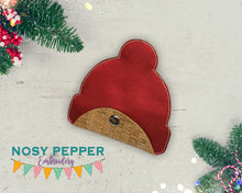 Load image into Gallery viewer, Hat ITH pouch machine embroidery design DIGITAL DOWNLOAD
