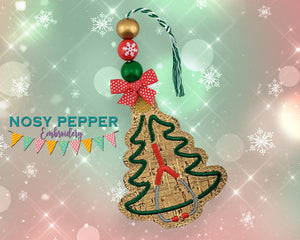 Stethoscope Tree ornament machine embroidery design DIGITAL DOWNLOAD