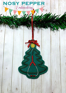 Stethoscope Tree ornament machine embroidery design DIGITAL DOWNLOAD