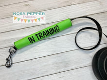 Load image into Gallery viewer, In Training Collar Wrap machine embroidery design 3 sizes included DIGITAL DOWNLOAD