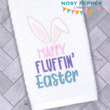 Load image into Gallery viewer, Happy Fluffin Easter machine embroidery design (4 sizes included) DIGITAL DOWNLOAD