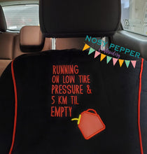 Load image into Gallery viewer, Running Low On Tire Pressure machine embroidery design UK Version (4 sizes included) DIGITAL DOWNLOAD