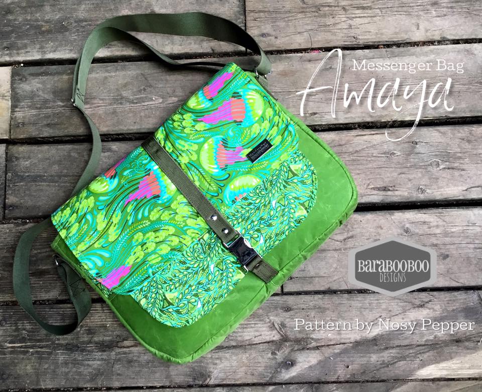 Amaya Messenger Bag PDF Pattern – Nosy Pepper Patterns