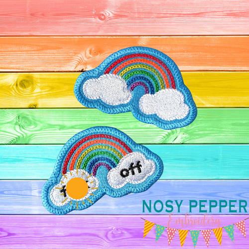 F@ck Off Patch machine embroidery design (2 sizes included) DIGITAL DOWNLOAD