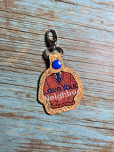 Load image into Gallery viewer, Love Your Neighbor snaptab 4x4 machine embroidery design DIGITAL DOWNLOAD
