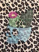 Load image into Gallery viewer, Cactus Skull Sketchy (4 Sizes included) machine embroidery design DIGITAL DOWNLOAD