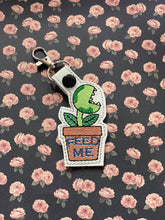 Load image into Gallery viewer, Feed me Snaptab 4x4 machine embroidery design DIGITAL DOWNLOAD