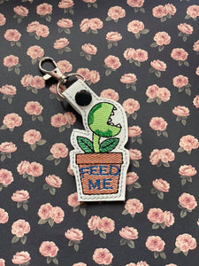 Feed me Snaptab 4x4 machine embroidery design DIGITAL DOWNLOAD