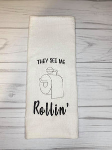 Rollin' Embroidery Design (2 Sizes included) machine embroidery design DIGITAL DOWNLOAD