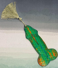 Load image into Gallery viewer, Johnson Bookmark/Ornament 5x7 &amp; 4x4 machine embroidery design DIGITAL DOWNLOAD
