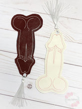 Load image into Gallery viewer, Johnson Bookmark/Ornament 5x7 &amp; 4x4 machine embroidery design DIGITAL DOWNLOAD