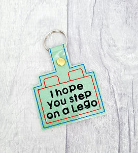 Step on a block Snap tab 4x4 machine embroidery design DIGITAL DOWNLOAD