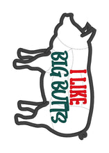 Load image into Gallery viewer, Big Butts Applique machine embroidery design 4 sizes included DIGITAL DOWNLOAD