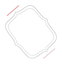 Load image into Gallery viewer, Blank Planter Band set (includes 2 versions and 3 sizes) machine embroidery design DIGITAL DOWNLOAD