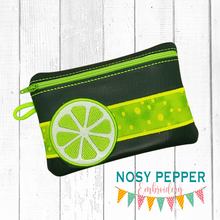 Load image into Gallery viewer, Citrus applique ITH Bag (4 sizes available) machine embroidery design DIGITAL DOWNLOAD