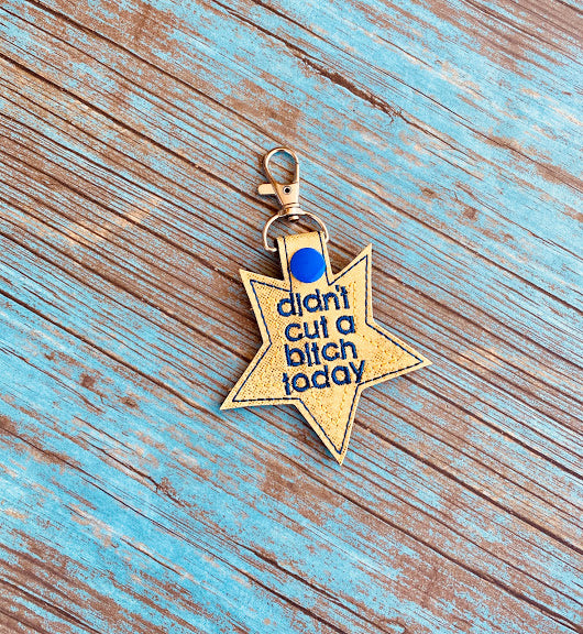 Didn't cut a bitch Adulting Award Snap tab 4x4 machine embroidery design DIGITAL DOWNLOAD