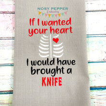 Load image into Gallery viewer, If I Wanted Your Heart machine embroidery design (4 sizes available) DIGITAL DOWNLOAD