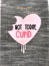 Load image into Gallery viewer, Not Today Cupid Applique embroidery design 5 sizes included DIGITAL DOWNLOAD