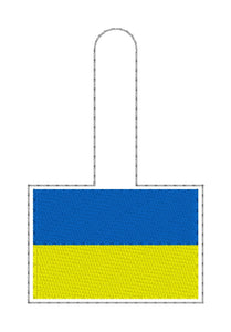 I stand with Ukraine Snap tab machine embroidery design DIGITAL DOWNLOAD