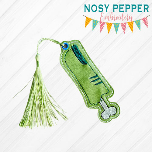 Zombie Finger Bookmark 4x4 machine embroidery design DIGITAL DOWNLOAD