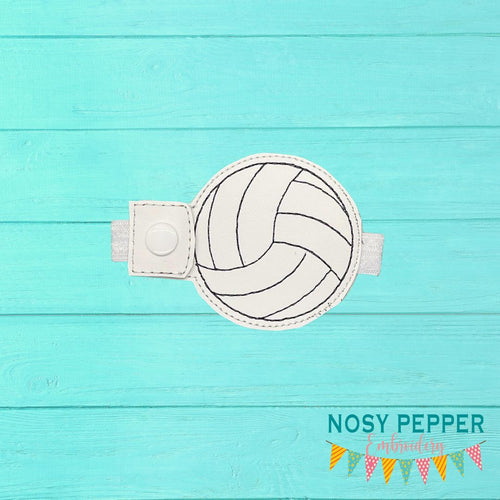 Volleyball Bottle Band machine embroidery design DIGITAL DOWNLOAD