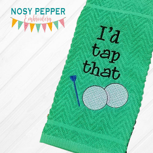 I'd tap that embroidery design (5 sizes included) machine embroidery design DIGITAL DOWNLOAD