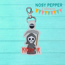 Load image into Gallery viewer, Reaper-Killing it Snaptab (single and multi file included) machine embroidery design DIGITAL DOWNLOAD