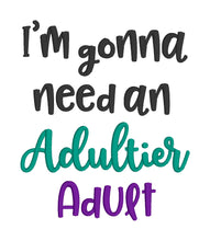 Load image into Gallery viewer, Adultier adult machine embroidery design (5 sizes included) DIGITAL DOWNLOAD