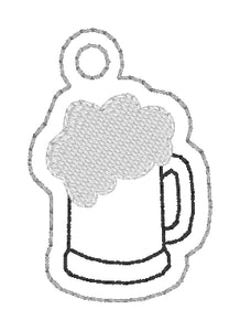 Foam finger snap tab and charm set machine embroidery design DIGITAL DOWNLOAD