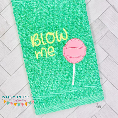 Blow Me Sucker machine embroidery designs 