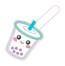 Load image into Gallery viewer, Boba Applique Snap Tab (single &amp; multi files included) machine embroidery design DIGITAL DOWNLOAD