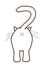 Load image into Gallery viewer, Catt Butt machine embroidery design (5 sizes included) DIGITAL DOWNLOAD