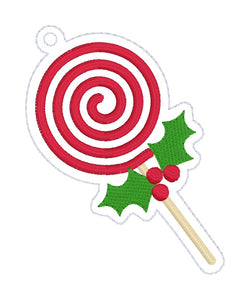 Christmas Candy ornament machine embroidery design DIGITAL DOWNLOAD