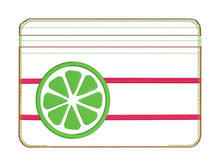 Load image into Gallery viewer, Citrus applique ITH Bag (4 sizes available) machine embroidery design DIGITAL DOWNLOAD