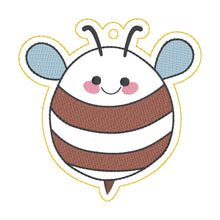 Load image into Gallery viewer, Cute Bee Set machine embroidery designs (single &amp; multi files included) DIGITAL DOWNLOAD