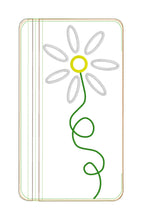 Load image into Gallery viewer, Daisy Applique ITH Bag (4 sizes available) machine embroidery design DIGITAL DOWNLOAD