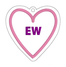 Load image into Gallery viewer, Candy Hearts applique bookmark set of 4 machine embroidery designs DIGITAL DOWNLOAD