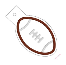 Load image into Gallery viewer, Football applique Bottle Band machine embroidery design DIGITAL DOWNLOAD