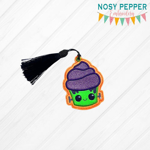Franken-Cake applique bookmark/bag tag/ornament machine embroidery design DIGITAL DOWNLOAD