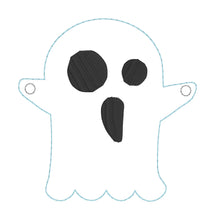 Load image into Gallery viewer, Ghost Wine tag machine embroidery design DIGITAL DOWNLOAD