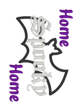 Load image into Gallery viewer, Home Spooky Home applique (4 sizes included) machine embroidery design DIGITAL DOWNLOAD