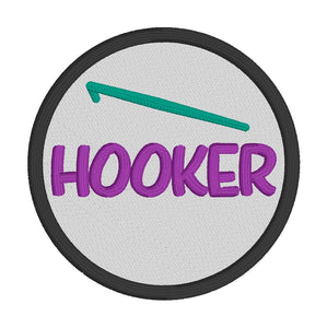 Hooker patch machine embroidery design DIGITAL DOWNLOAD