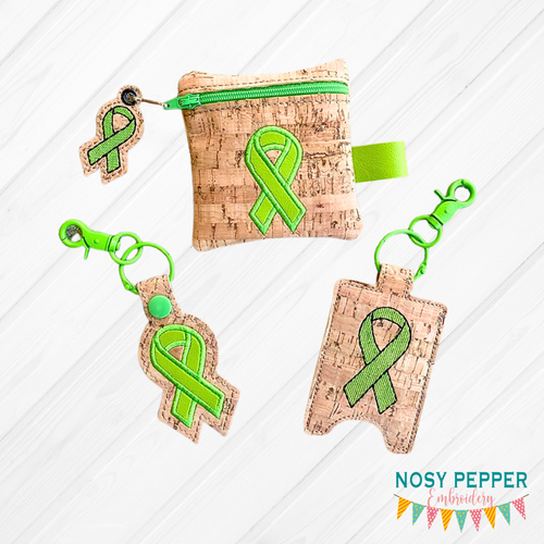 Awareness Ribbons (set of 4 designs) machine embroidery design DIGITAL DOWNLOAD