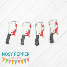 Load image into Gallery viewer, Cleaver Feltie 4x4 machine embroidery design DIGITAL DOWNLOAD